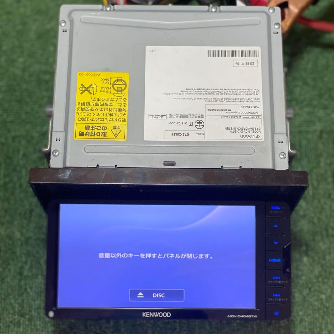 カーナビ KENWOOD MDV-D404BTW Bluetooth