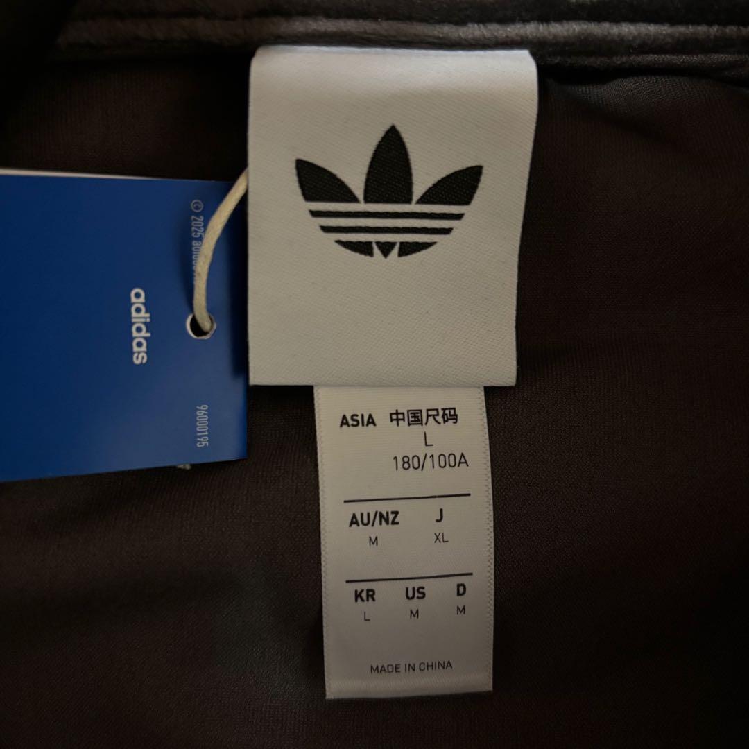 新品XL⭐️adidas ファイヤーバード ベロア トラックトップ ダークブラウン