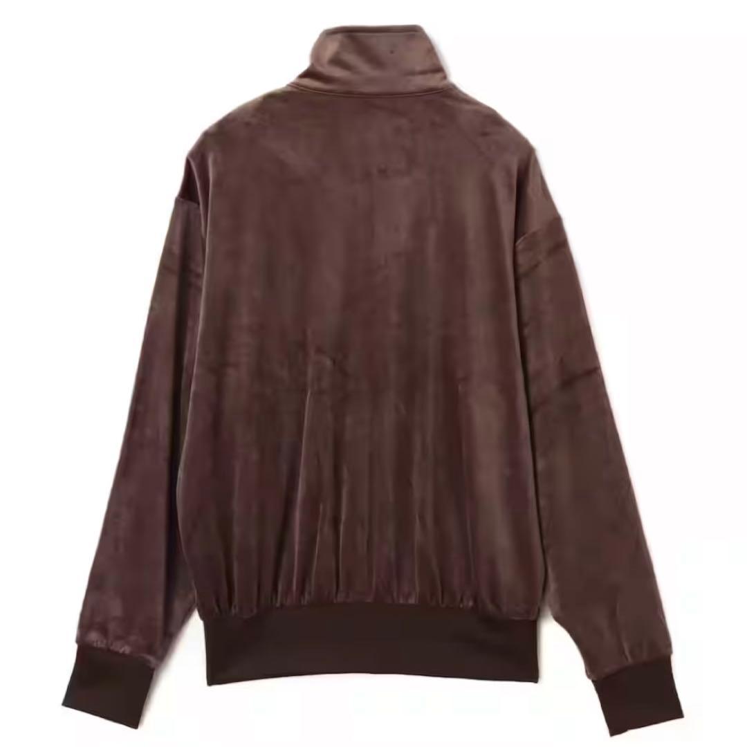 新品XL⭐️adidas ファイヤーバード ベロア トラックトップ ダークブラウン