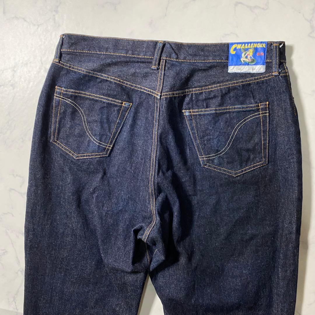 美品】チャレンジャー デニムパンツ WIDE DENIM PANTS XLサイズ - メルカリ