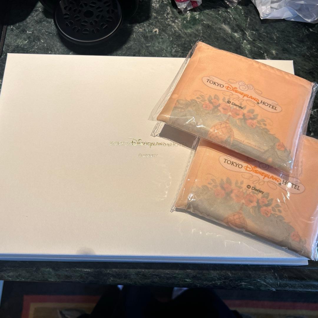 ディズニーランドホテルスイートルーム特典 九谷焼豆皿とエコバッグ2