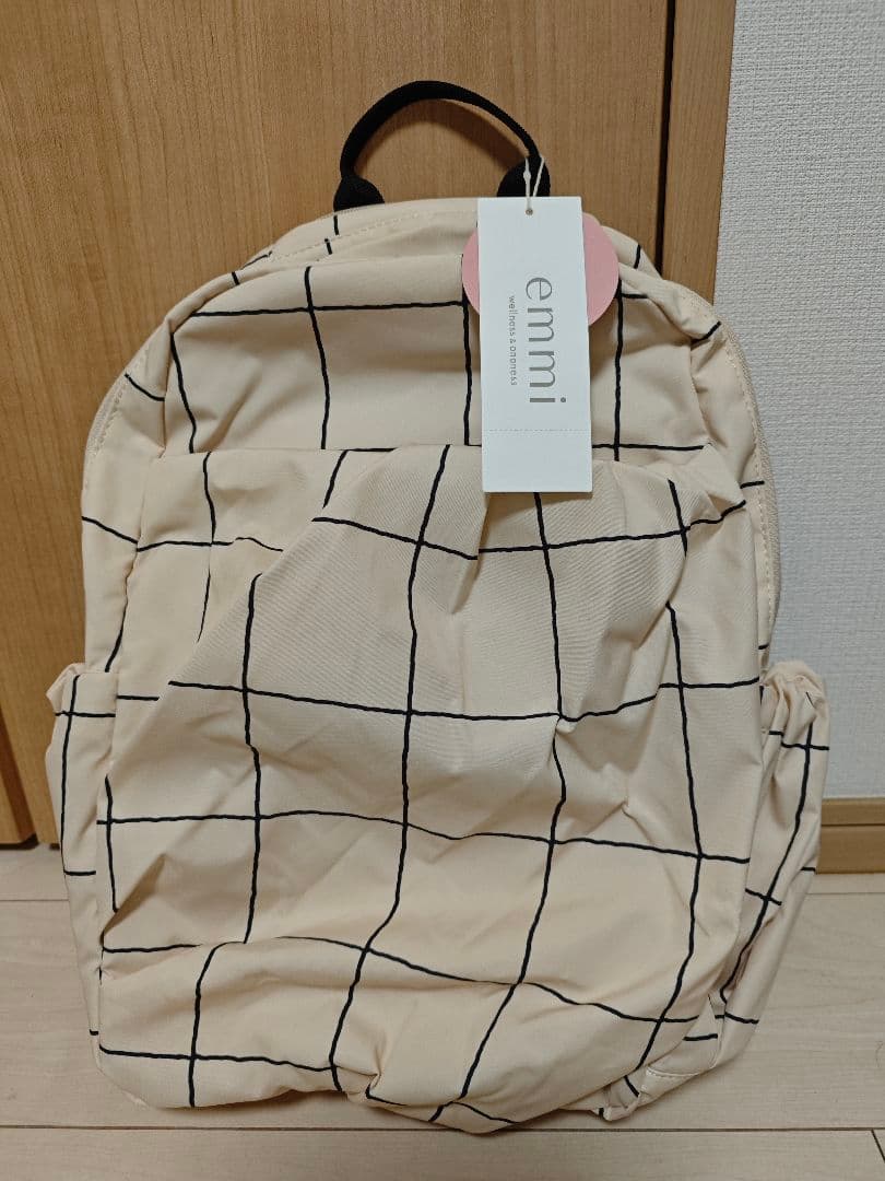 【WEB限定】eco 撥水チェックギャザーボディーバックパック