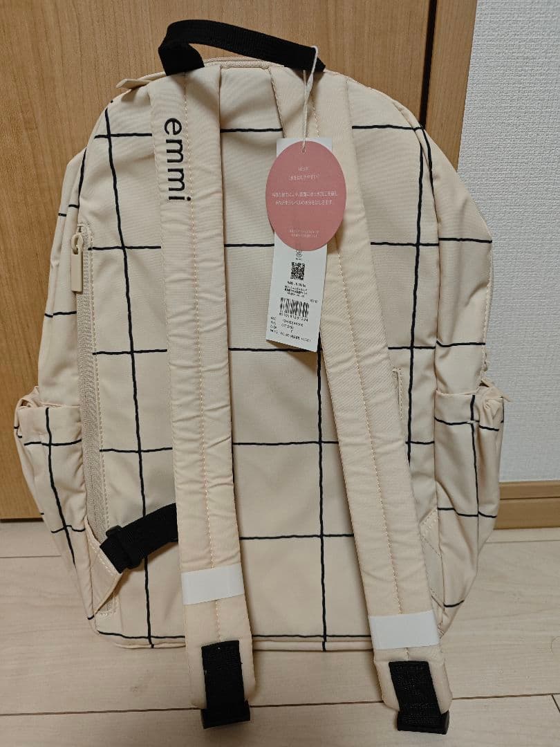 【WEB限定】eco 撥水チェックギャザーボディーバックパック