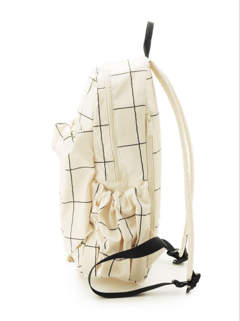 【WEB限定】eco 撥水チェックギャザーボディーバックパック