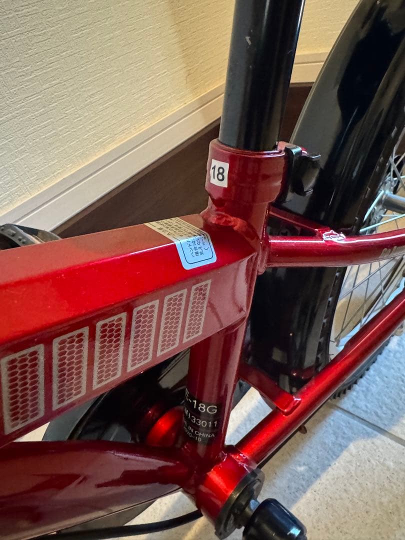 Jeep（ジープ）キッズ　子供用　18インチ　レッド