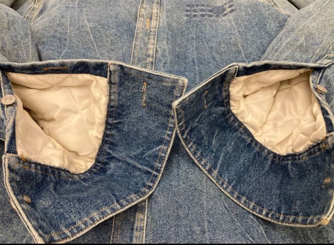 ド*ヤ様 MM6 PADDED DENIM JACKET サイズ44