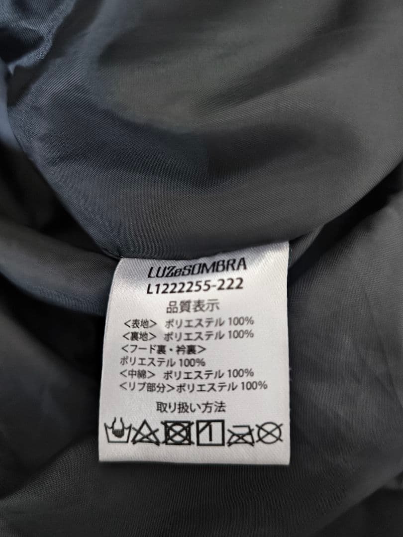 LUZeSOMBRA BENCH COAT ブラック Lサイズ