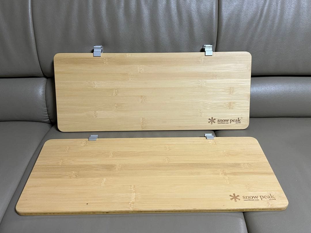 スノーピークスライドトップロングハーフ竹2枚セット