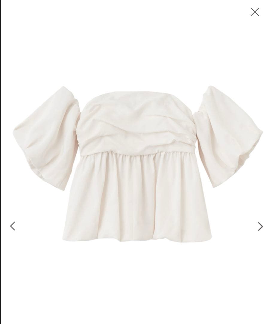 お*引様 エメイン Aimeine 2wayバルーンベアブラウス