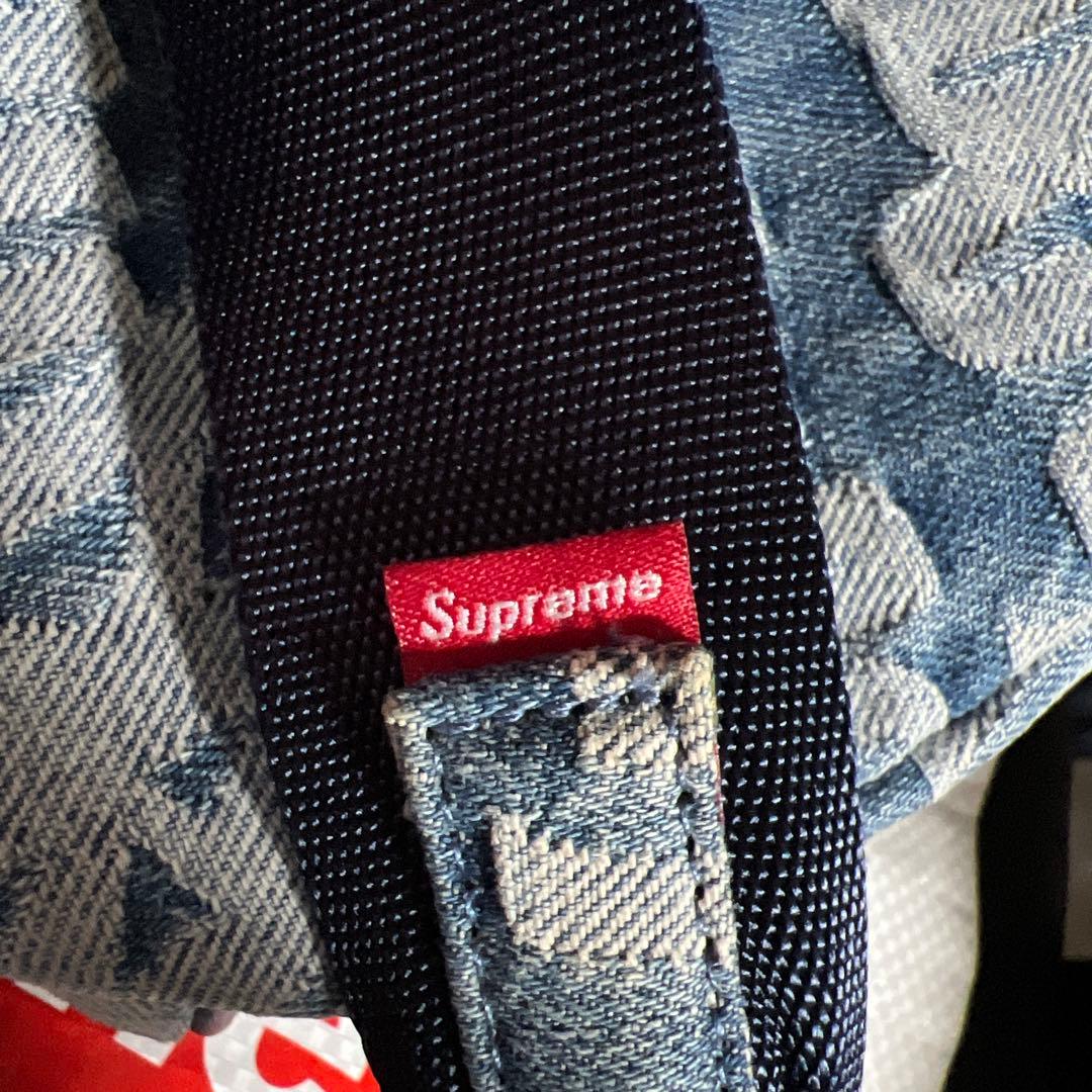 最終値下　正規品　希少　完売品Supreme 総柄　デニムボディバッグ