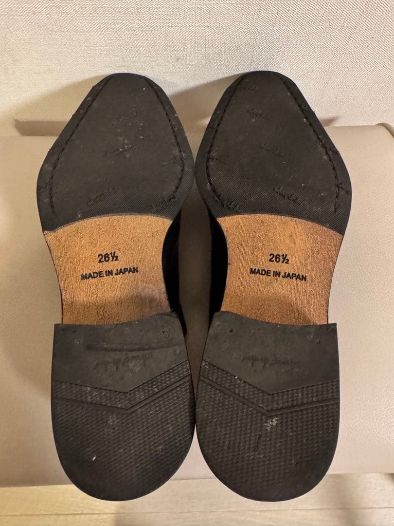 【美品】フープディドゥ　ストレートチップ　シューズ　栃木レザー　26.5cm