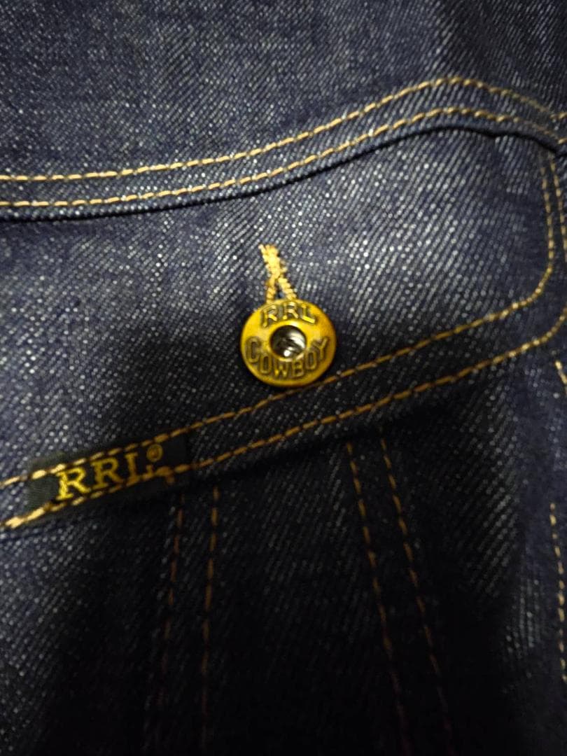 送料無料/新品未使用　DOUBLE RLデニムジャケット インディゴ（XL)