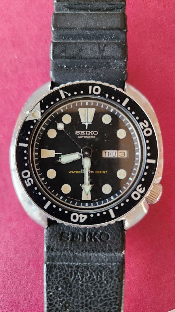 セイコーサードダイバー　黒 6306-7001 1978年製　自動巻き セイコー サードダイバー 6306-7001 国内仕様 Cal.6306A 自動巻 OH済