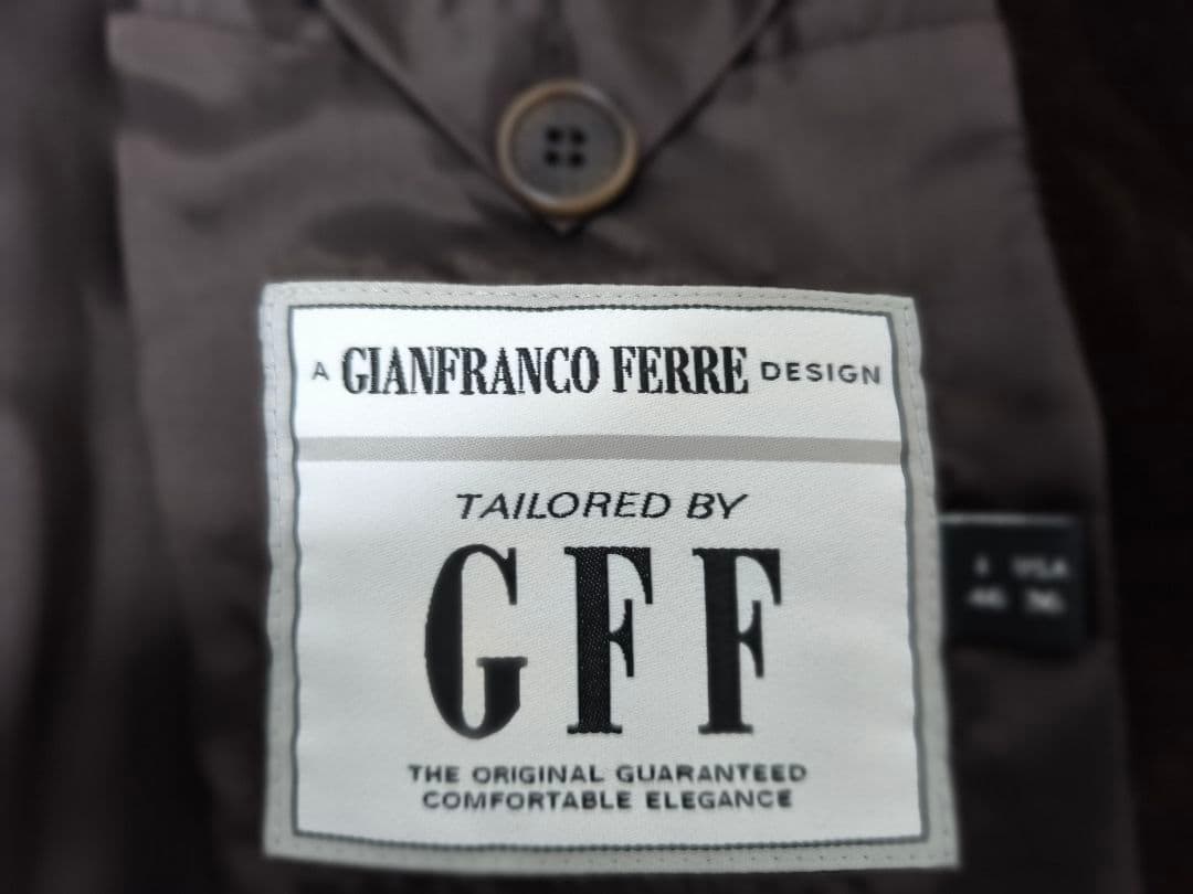 【美品】GIANFRANCO FERRE ロングコート（ベロア） Mサイズ