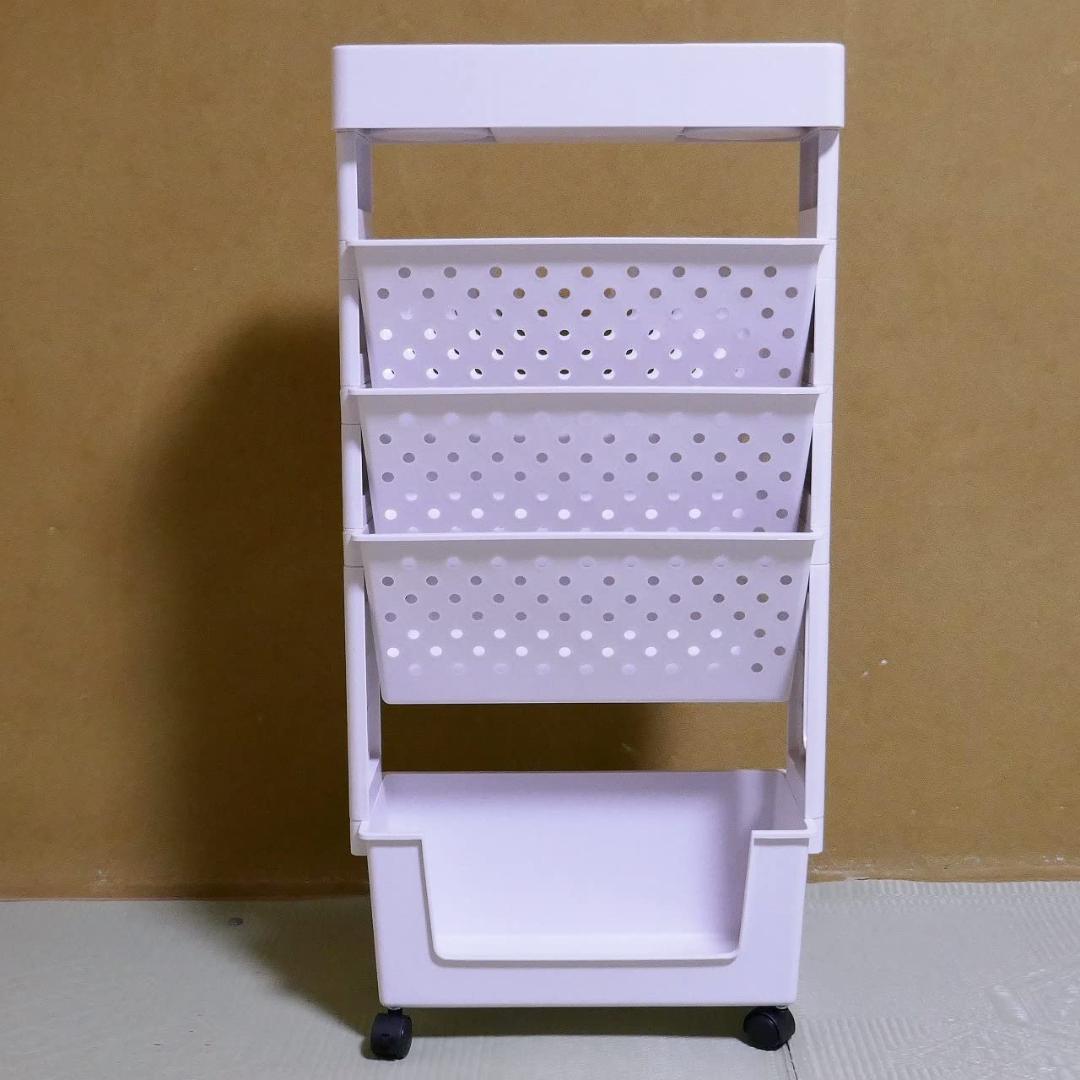 キャスター付き ラック 小物入れ 5層キャスター付き本棚