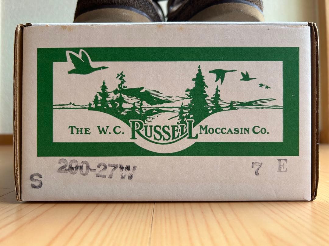 ラッセルモカシン スポーティングクレイスエードチャッカ 200-27W US7E