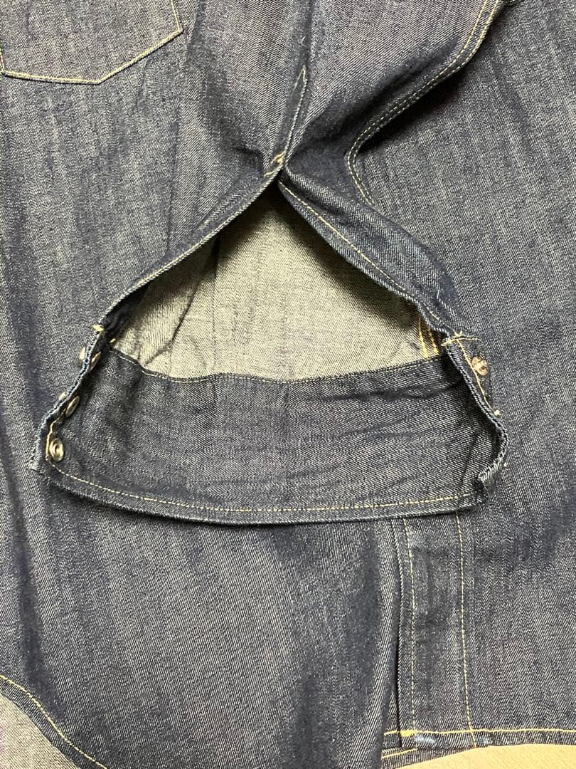 希少 LVC LEVI'S 1955 ソートゥース シャツ デニム サドルマン - メルカリ