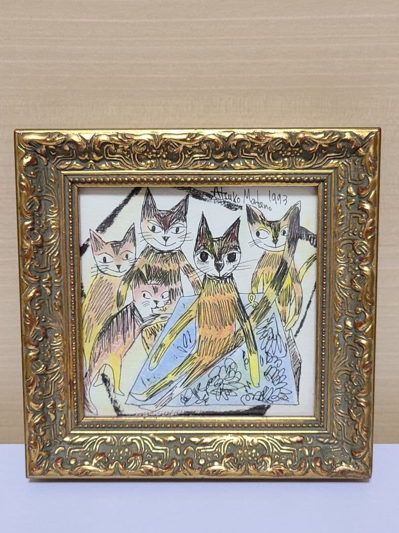 今だけお値下げ マタノアツコ サインペン絵画