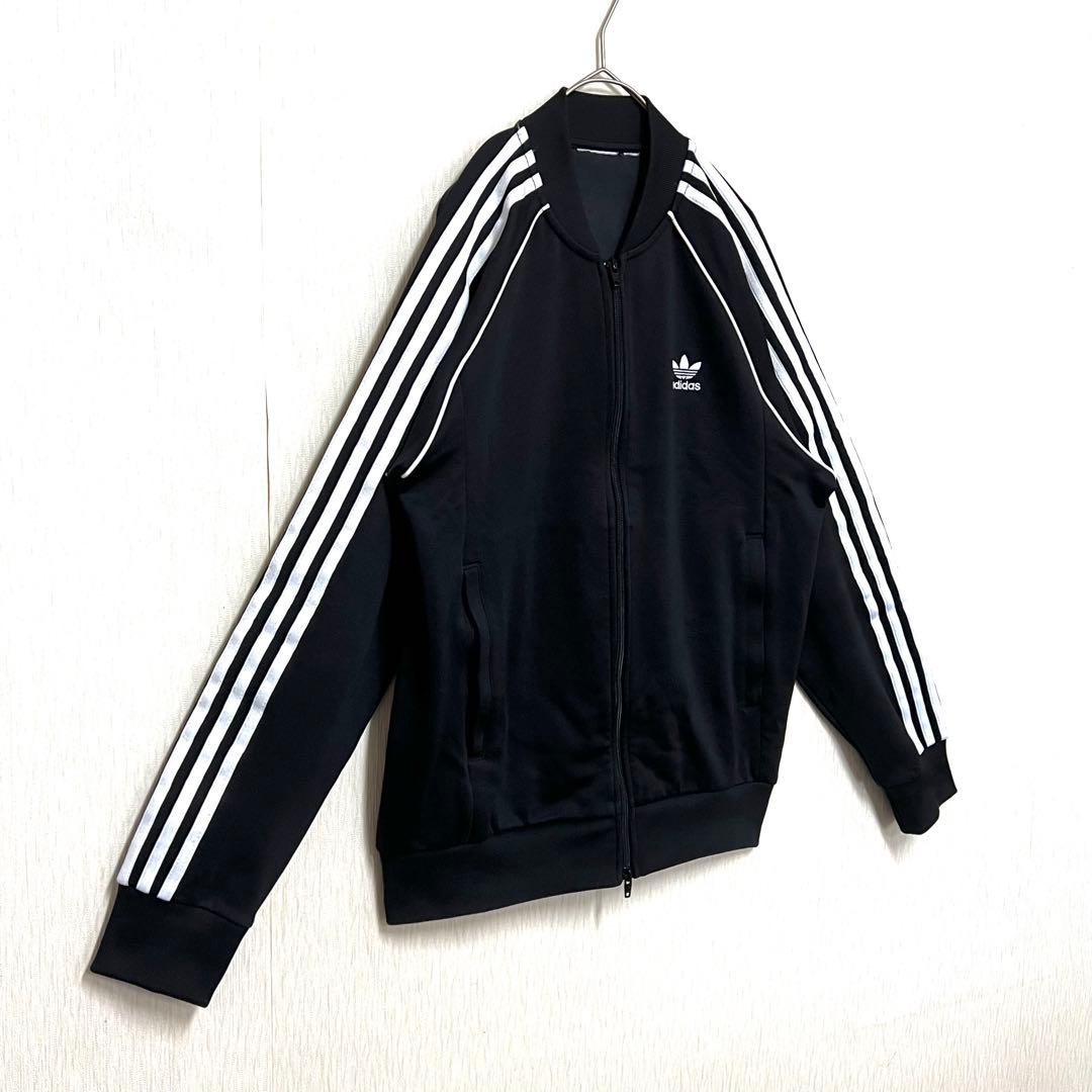 【あのちゃん着用‼️】 adidasジャージセットアップ O/L相当 黒 白 古着