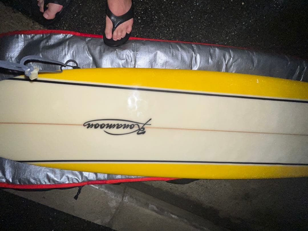 ファンボード クリーム色 ストライプデザイン　コナウィンドミッドレンジ