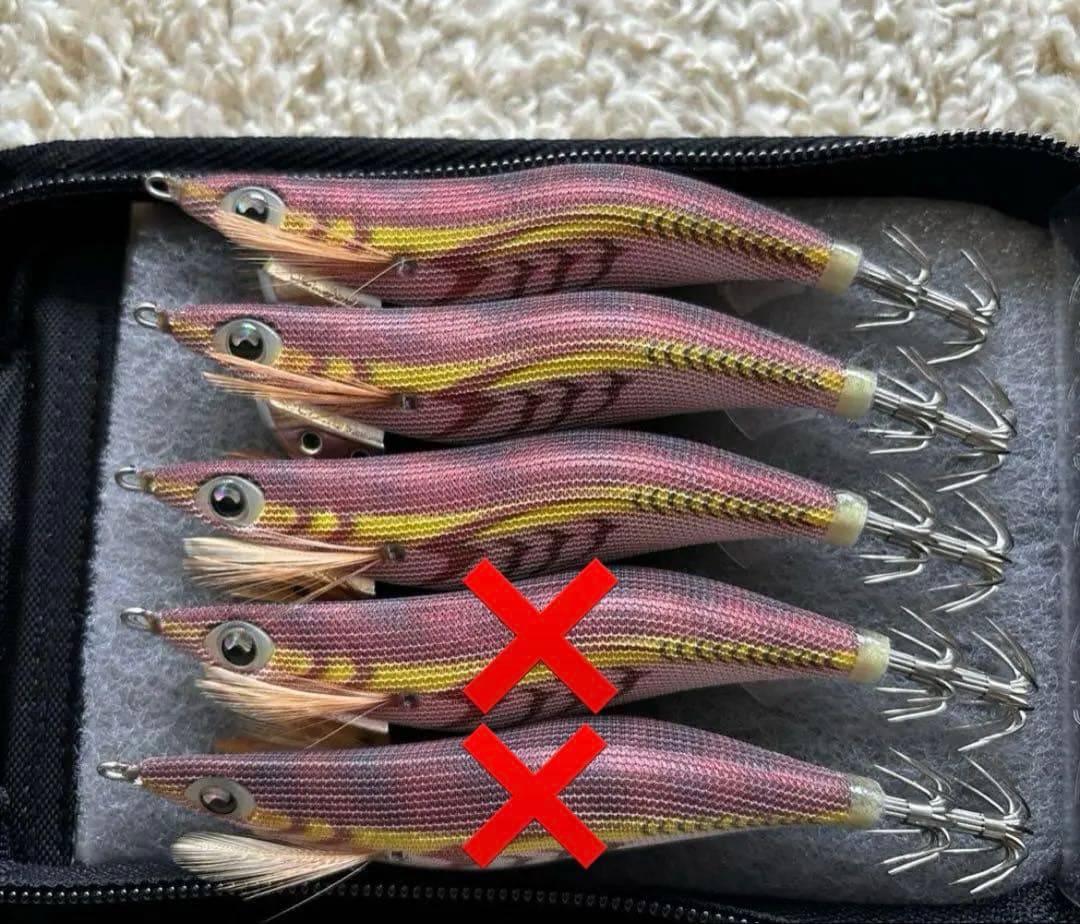 エギ王K カジメブラウン 3.5号 3個入り (ケース、ステッカー付き)