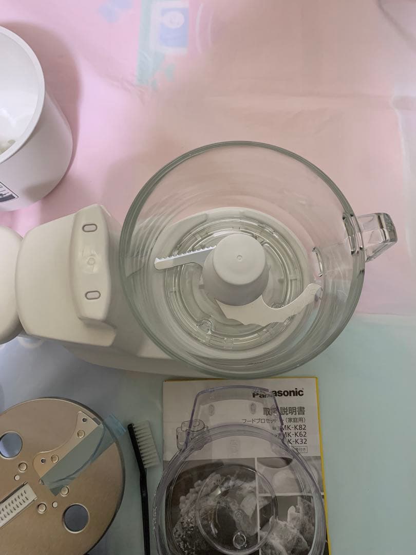 Panasonic MK-K82 フードプロセッサー　説明書付き