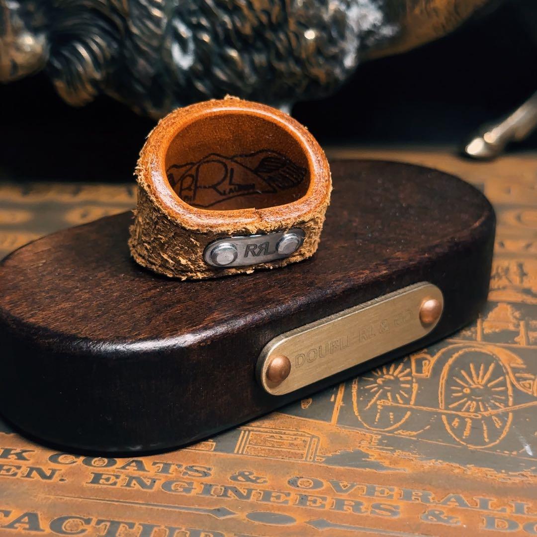 RRLクラシックレザー スカーフリング