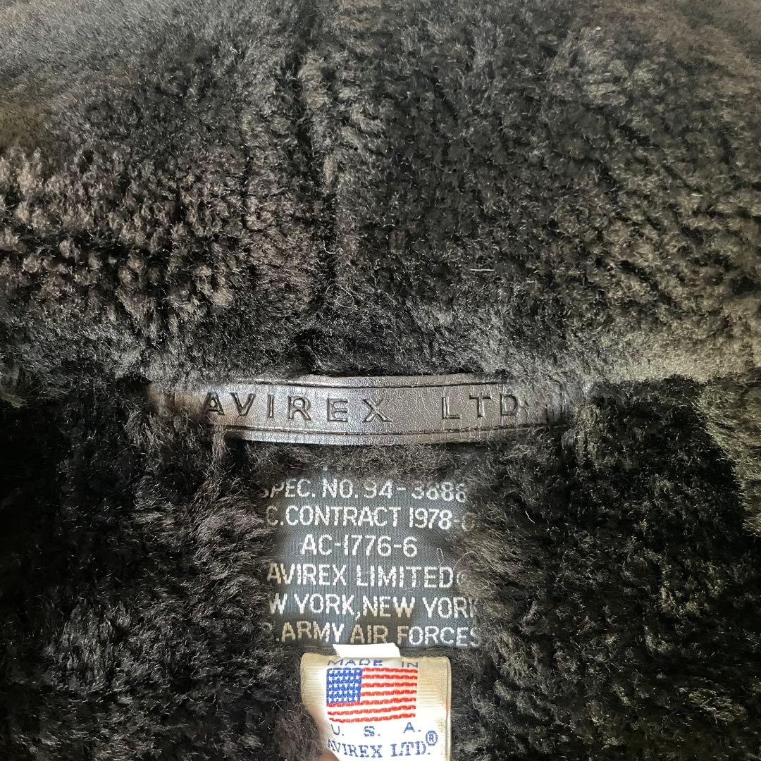 USA製★AVIREX B-9 ヴィンテージ　フライトジャケット　メンズ　38