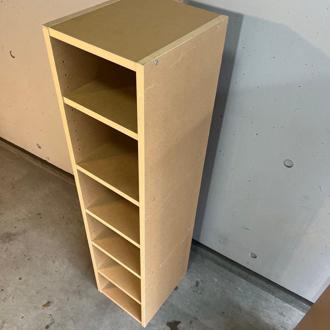 美品・廃盤希少★無印 パルプボードボックス・フリーラック ２個セット