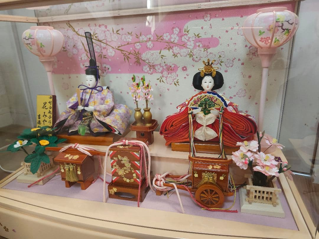 吉徳　田村由起子作　ひな人形　オルゴール→値下げ