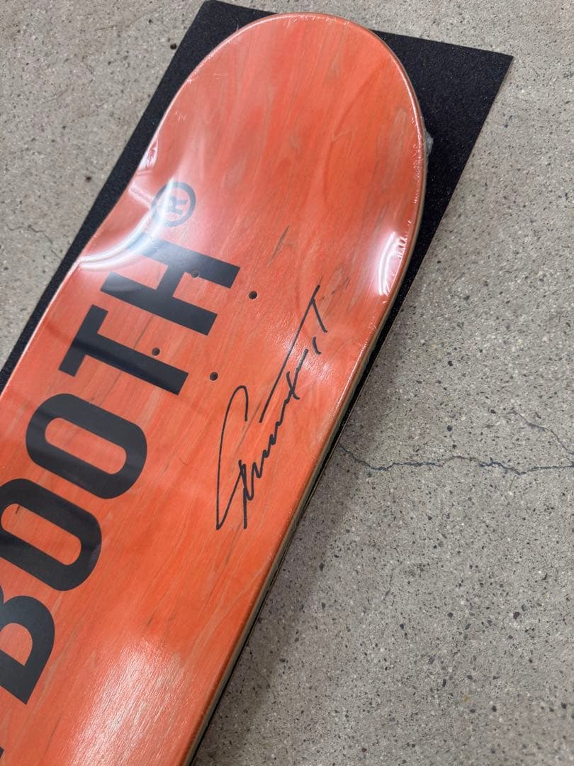 TIGHTBOOTH スケートボードデッキ オレンジ