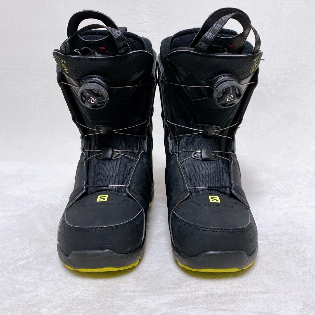美品　サロモン　FACTION BOA　スノーボードブーツ　25.5cm　黒
