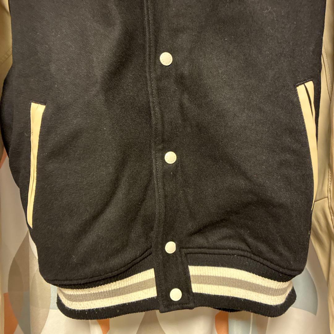 XLARGE スタジャン L ネイビー/クリーム　ストリート