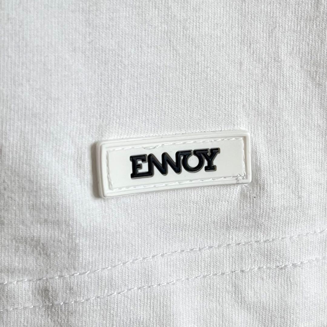 エンノイ ennoy パックTシャツ 半袖 白 L 裾ロゴ - メルカリ