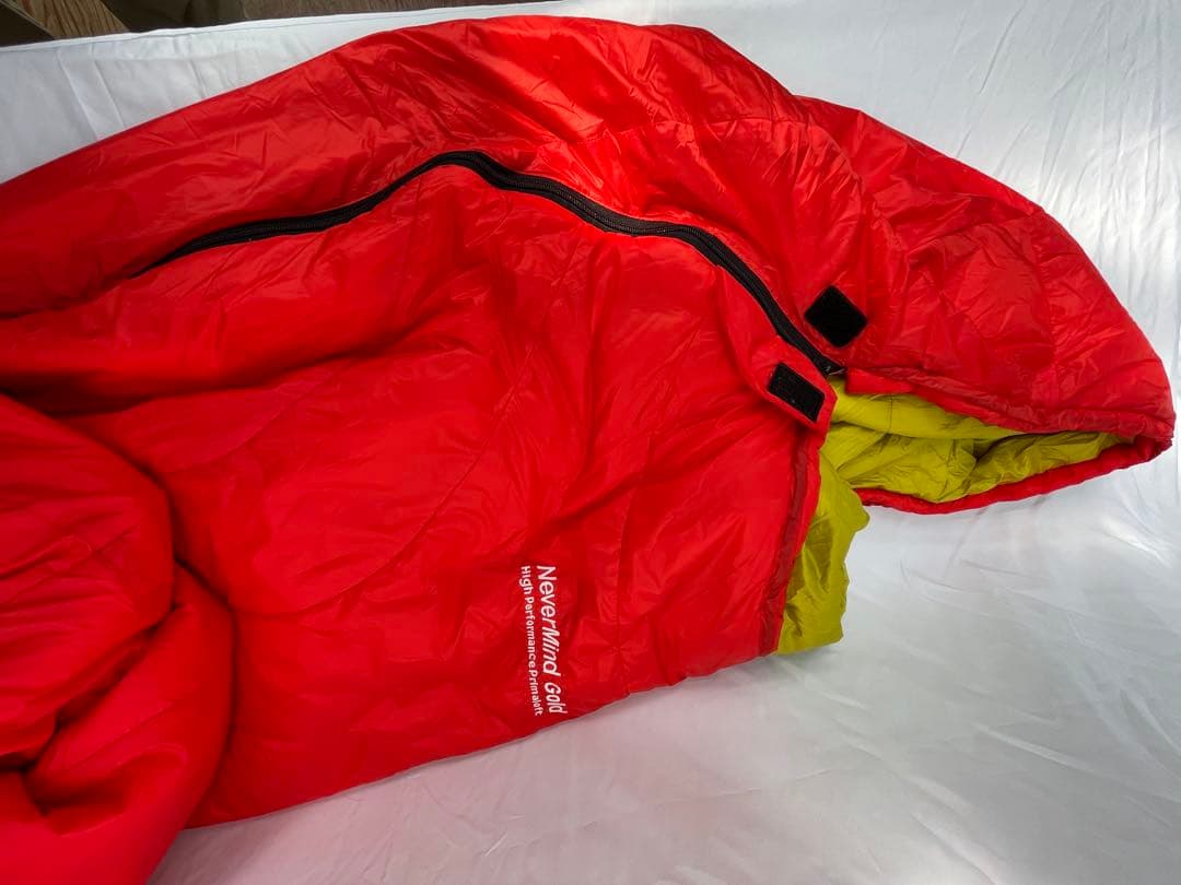 ゼログラム ネバー マインド ゴールド プリマロフト シュラフ