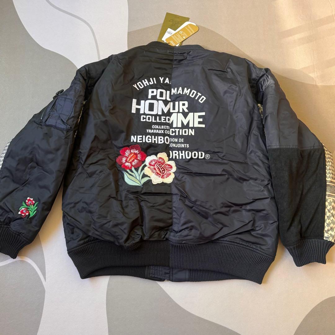 NEIGHBORHOOD ネイバーフット ヨウジヤマモト MA-1 Lサイズ