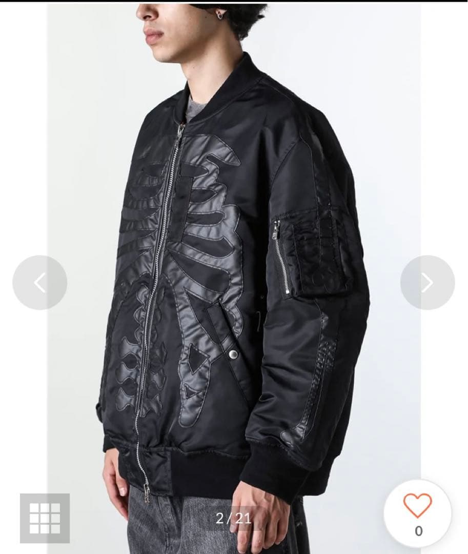 ソロイスト soloist 24aw 希少44 bone フライトジャケット