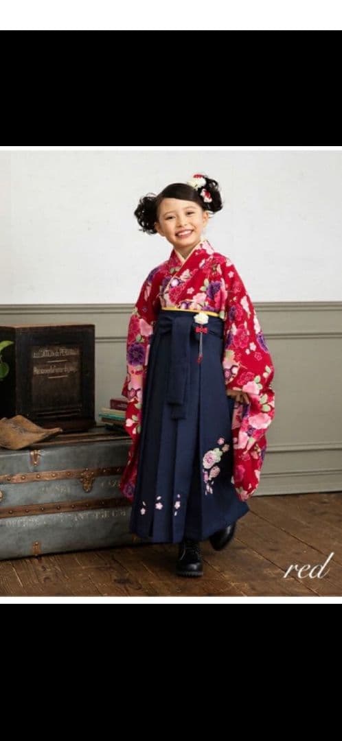 アリサナ 卒園式 130cm 赤 袴 キッズ 子供ドレス アリサナ - 袴｜Yahoo