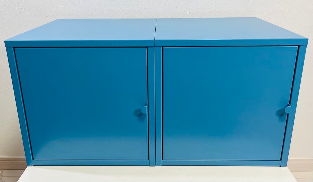 IKEA イケア LIXHULT リックスフルト ブルー 35×35 2個セット - メルカリ