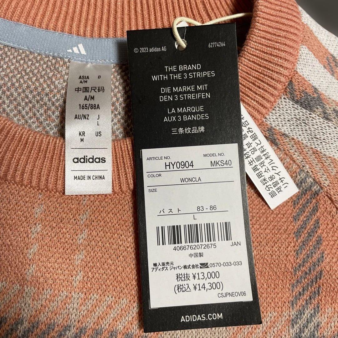 新品タグ付　L アディダスゴルフ　ニット&スカート　2点セット　ゴルフウェア