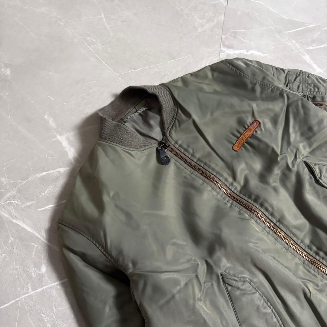 希少　AVIREX MA-1 アーチロゴ　フライトジャケット　Lサイズ