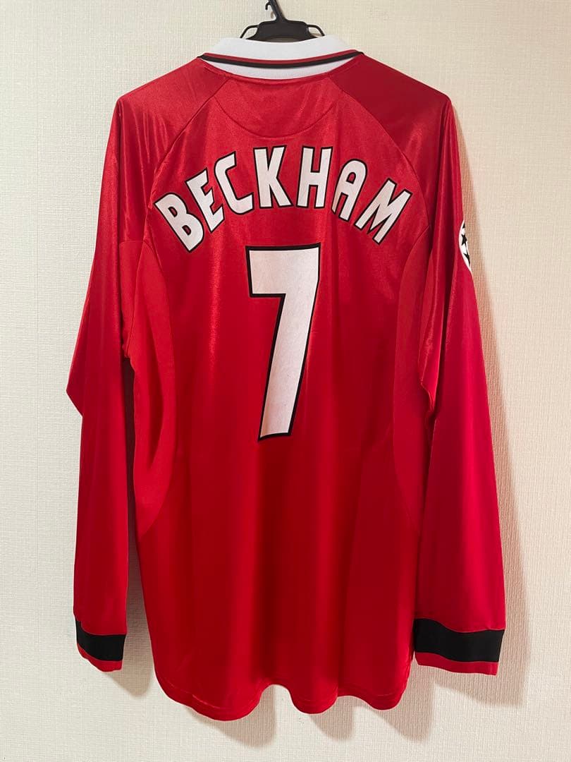マンチェスターユナイテッド ベッカム ユニフォーム 長袖 - メルカリ