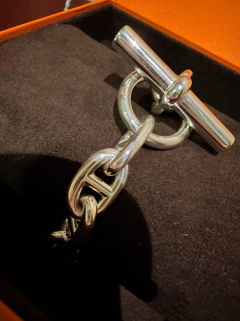 12/19購入【新品未使用】HERMES シェーヌダンクル MM 14コマ