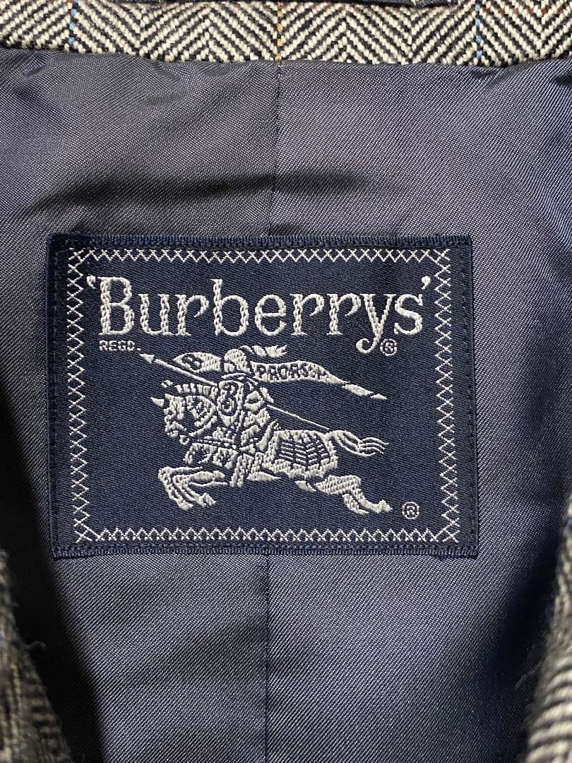 超美品★80s90s Burberrys ウールカシミヤ コート 92