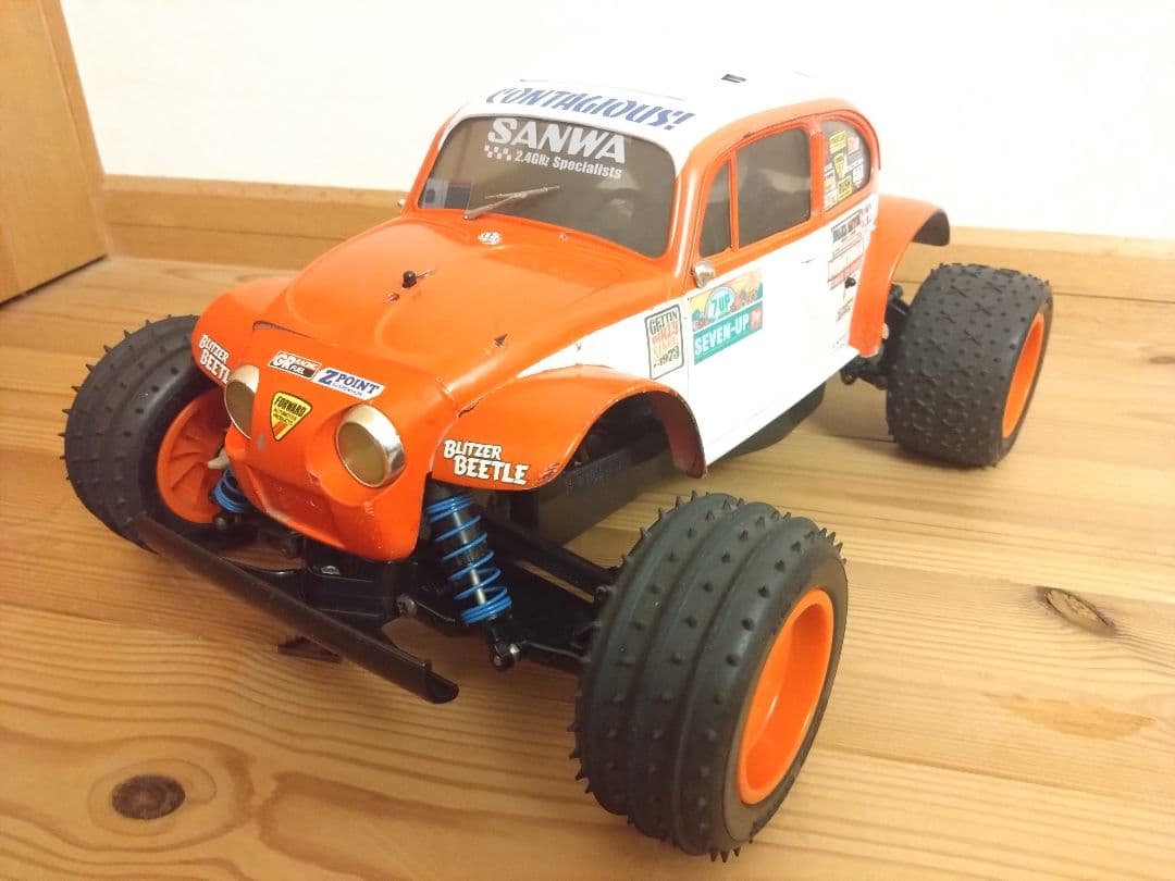 タミヤ　ブリッツァービートル　ラジコン　サーボ　モーター　オプション付