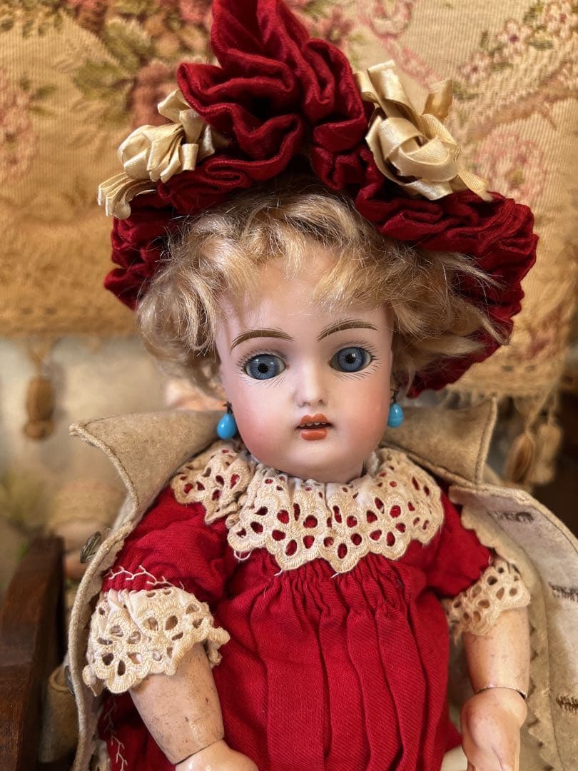 アンティークビスクドール ケストナー192 トランクセット