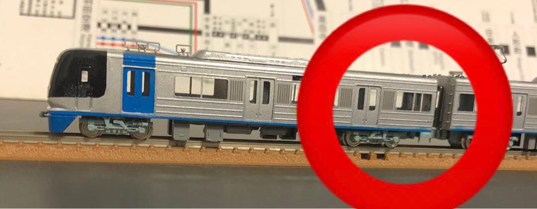 管理番号1602 北総9100形Nゲージ イエロートレイン金属製キット組立品8