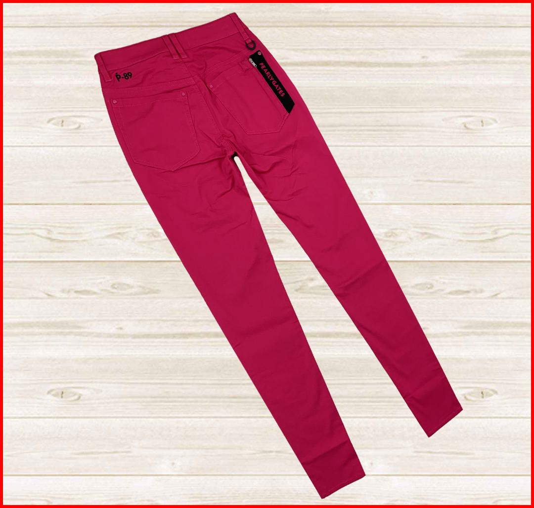 【新品】パーリーゲイツゴルフパンツストレッチドビーカルゼ5ポケット00XS7号