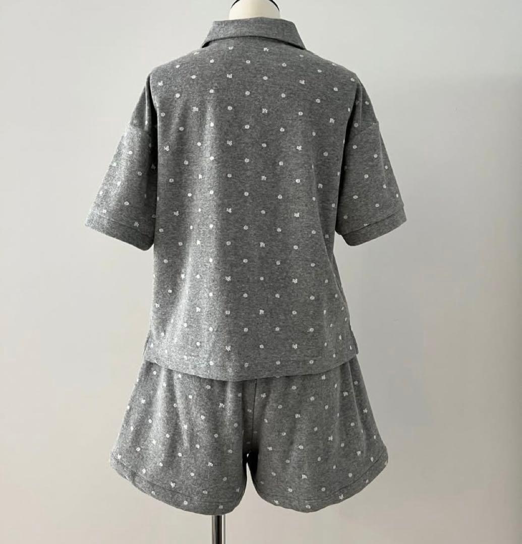 ☆rosy monster パイルセットアップ ポロシャツ