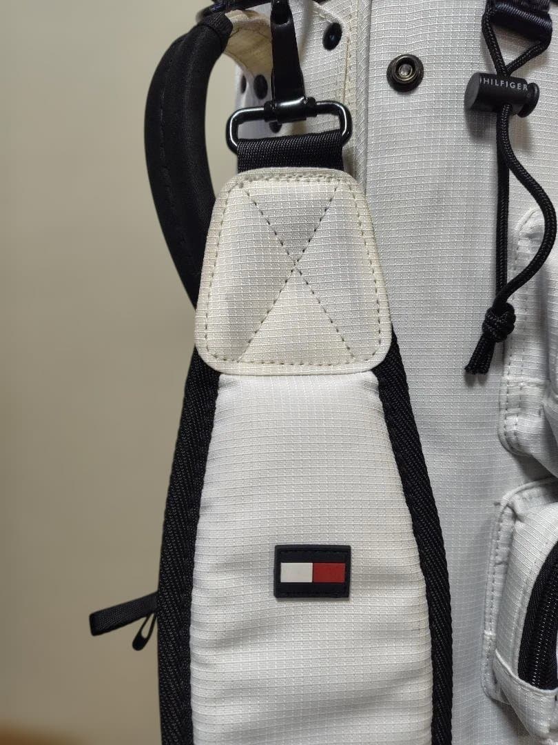   ホワイトキャディバッグ